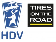 Logo Garage Heirman-De Vlieger / Tires on the road - Hamme