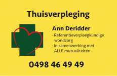 Thuisverpleging Ann Deridder - Verpleging aan huis Bierbeek