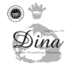 Logo van Bakkerij Dina, Koningin Geraardsbergse Mattetaarten
