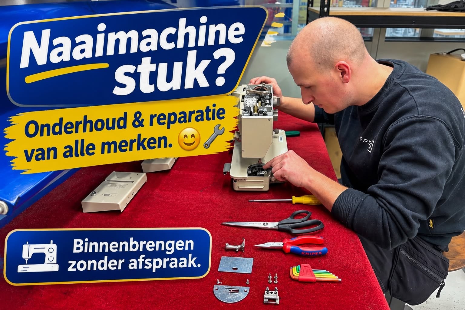 Header Herstellen naaimachines ISPD - Aalst