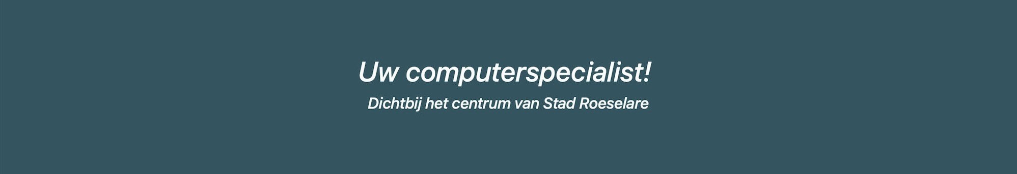 Header TPPC - Herstellen computers Roeselare