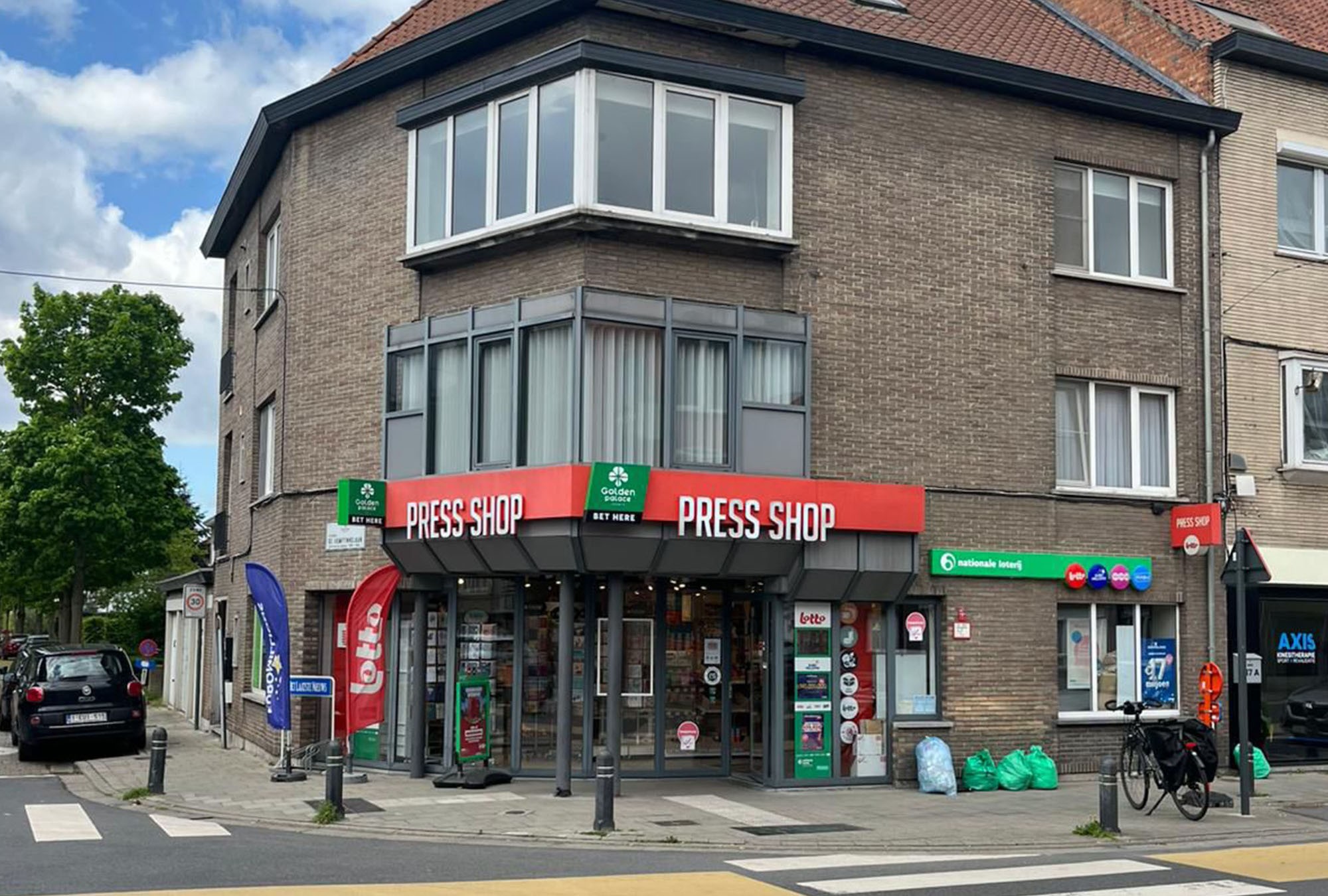 Header Dagwinkel Press Shop - Afhaalpunt DPD, DHL, BPOST Mariakerke (Gent)