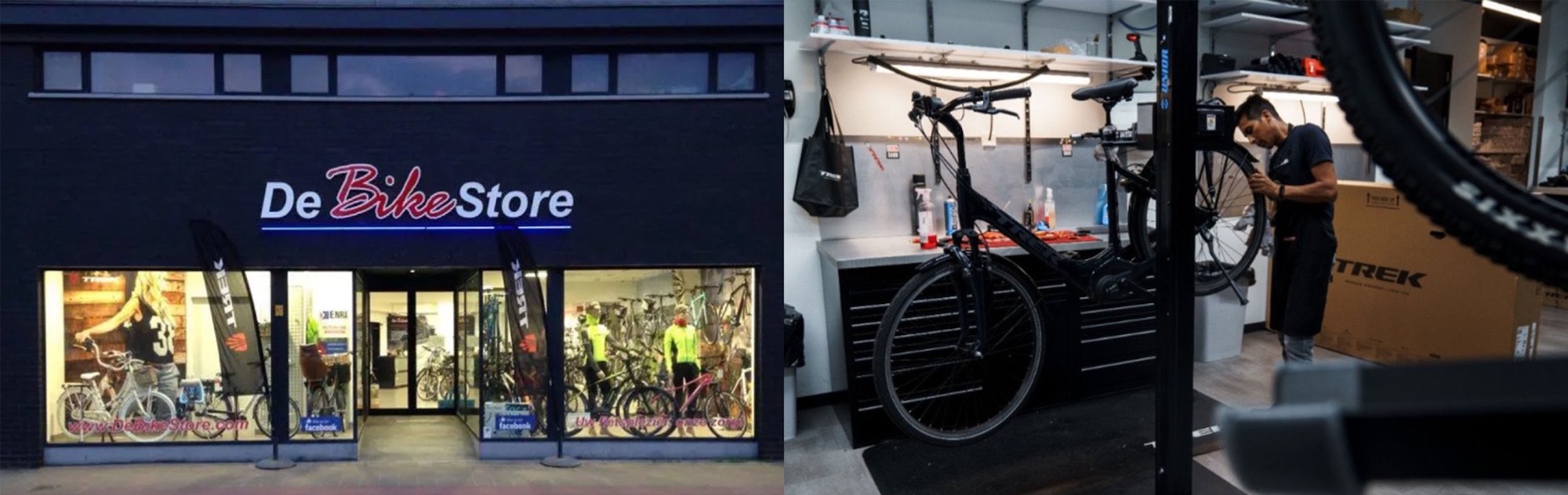 Header Fietsenwinkel De BikeStore - TREK Temse