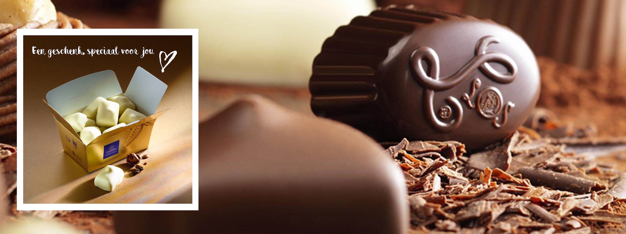 Header Leonidas pralines - Pralines Kapellen en Schilde