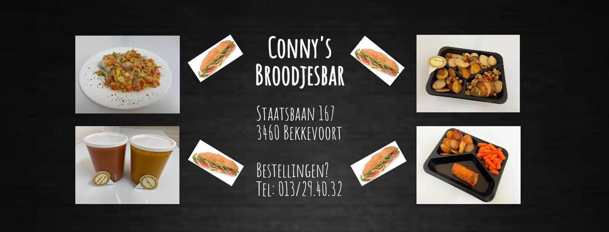 Header Conny’s Broodjesbar - Broodjes Bekkevoort