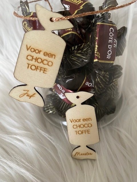 Chocotoffe juf of meester