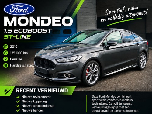 Ford Mondeo 1.5 EcoBoost ST-Line – Sportiviteit, ruimte en comfort