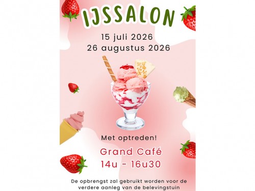 Ijssalon met optreden - Grand Café