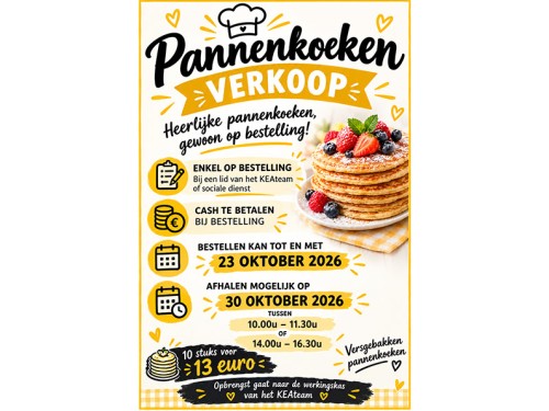 Pannenkoekenverkoop