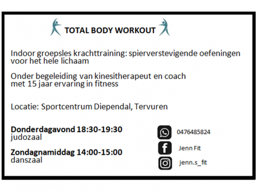 Total Body Workout januari-juni 2023