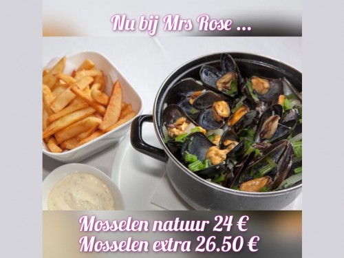Mosselen bij Brasserie & ijssalon Mrs. Rose