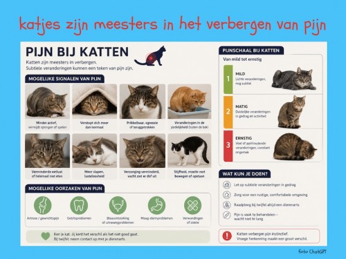 September is de maand van pijn bij katten