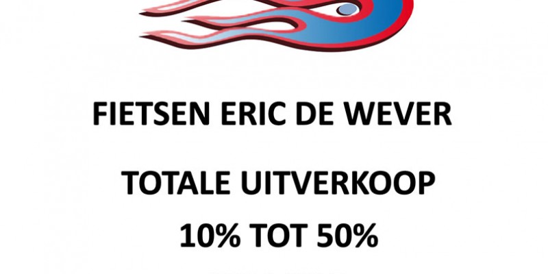 Totale uitverkoop Fietsen Eric De Wever