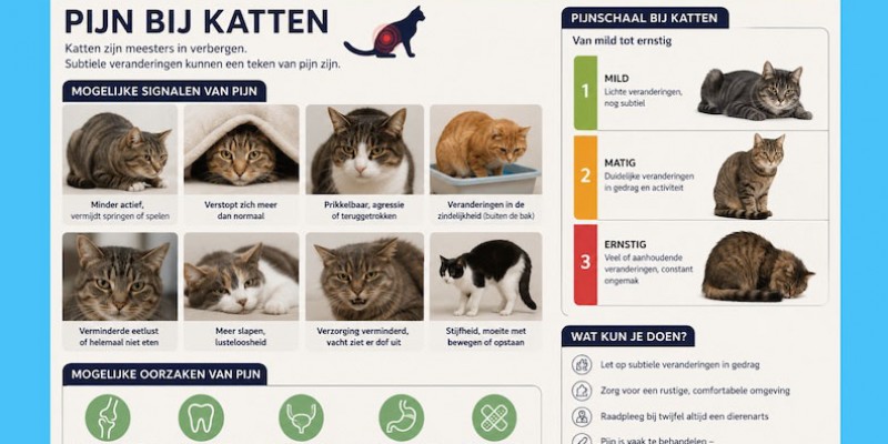 September is de maand van pijn bij katten