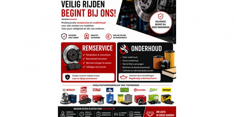 Veilig rijden begint bij ons!