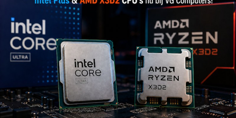 Nieuwe Intel en AMD CPU’s nu beschikbaar bij VG Computers