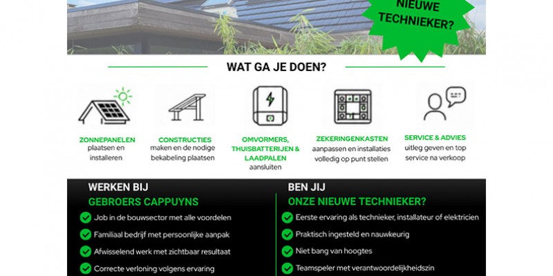 Gebroers Cappuyns zoekt versterking