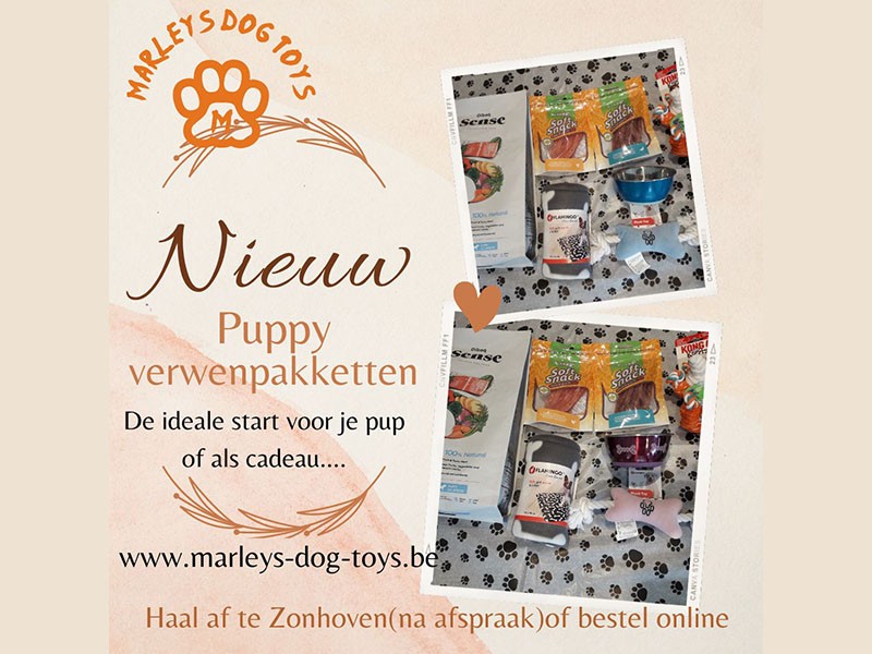 Nieuw! Puppy verwenpakketten