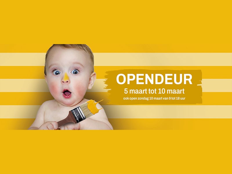 🍃 Opendeurdagen 5 tot 10 MAART: van harte WELKOM bij Cools verf & advies