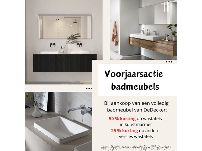 Voorjaarsactie Badmeubels