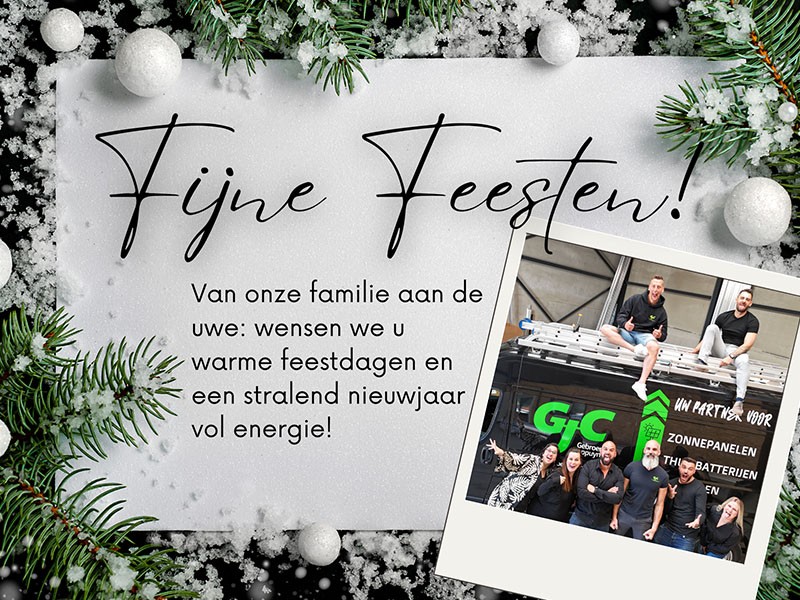 Feestdagen, even op pauze. Fijne feesten Gebroers Cappuyns