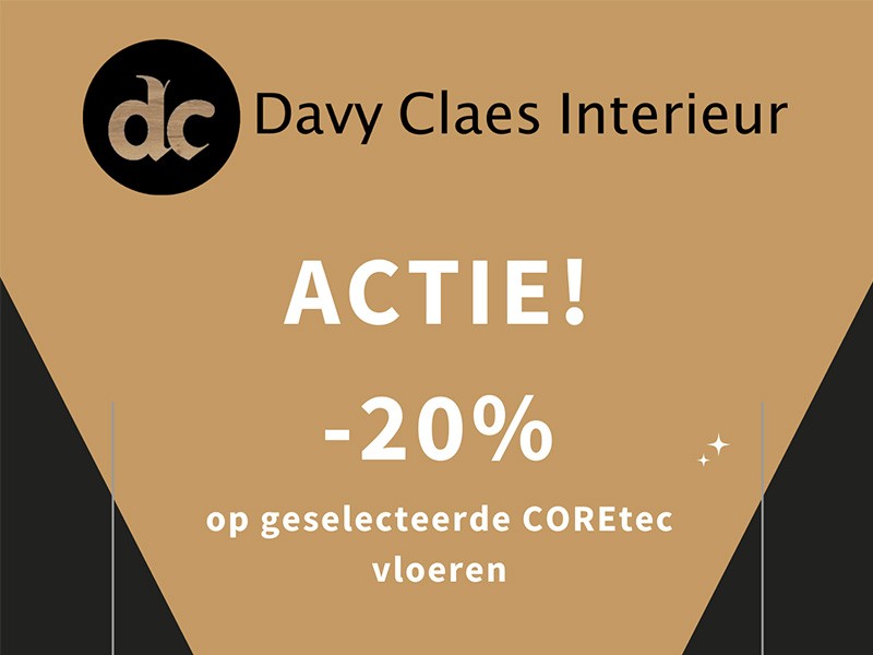 Actie op geselecteerde COREtec vloeren