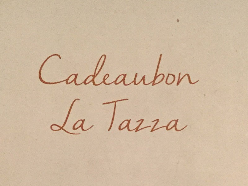 Cadeaubon La Tazza