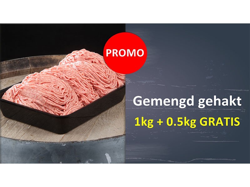 Dinsdag = gehaktdag bij De Vleeshoek