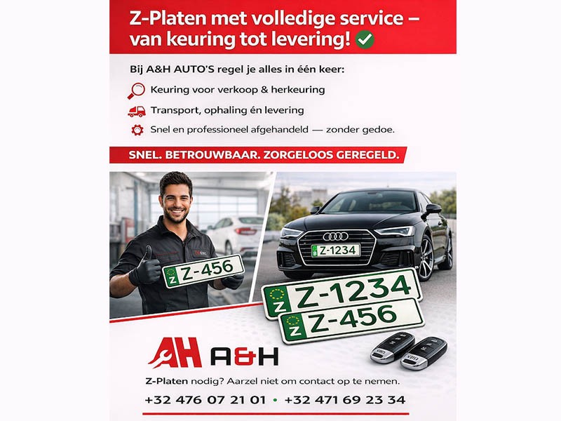 Z-Platen met volledige service – van keuring tot levering!