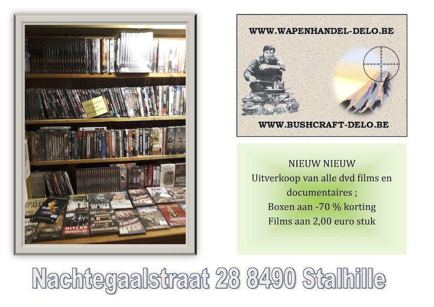 Uitverkoop van alle dvd films en documentaires