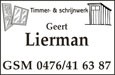 Schrijnwerkerij Geert Lierman