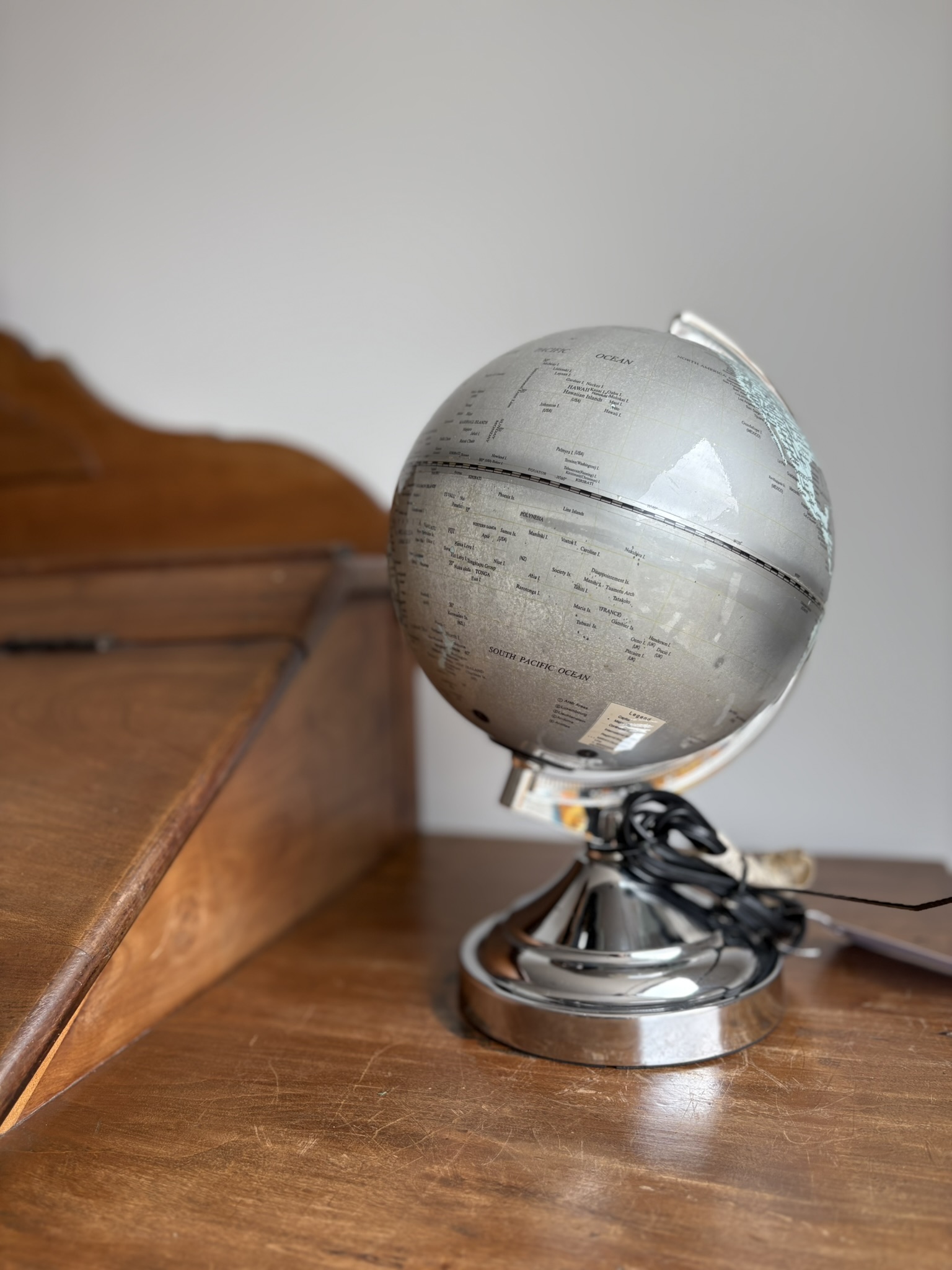 Kleine wereldbol - lamp