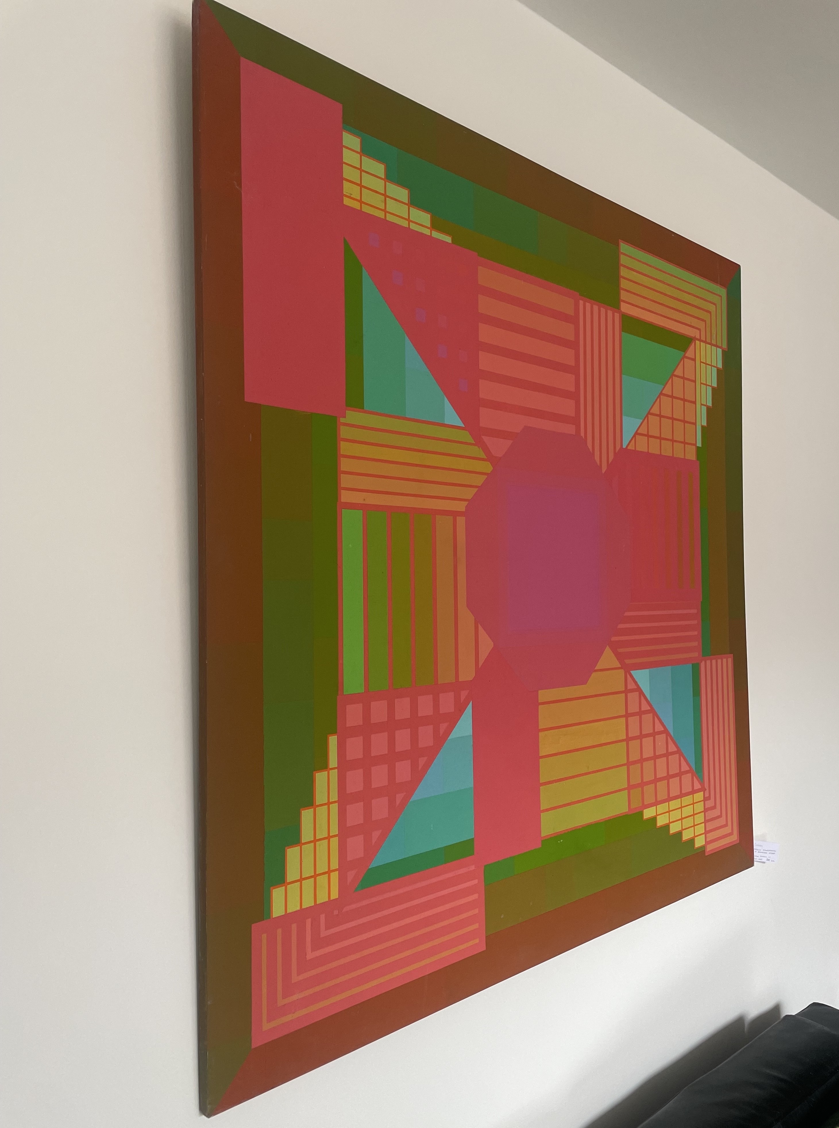 Schilderij (Abstracte geometrische vlakken)
