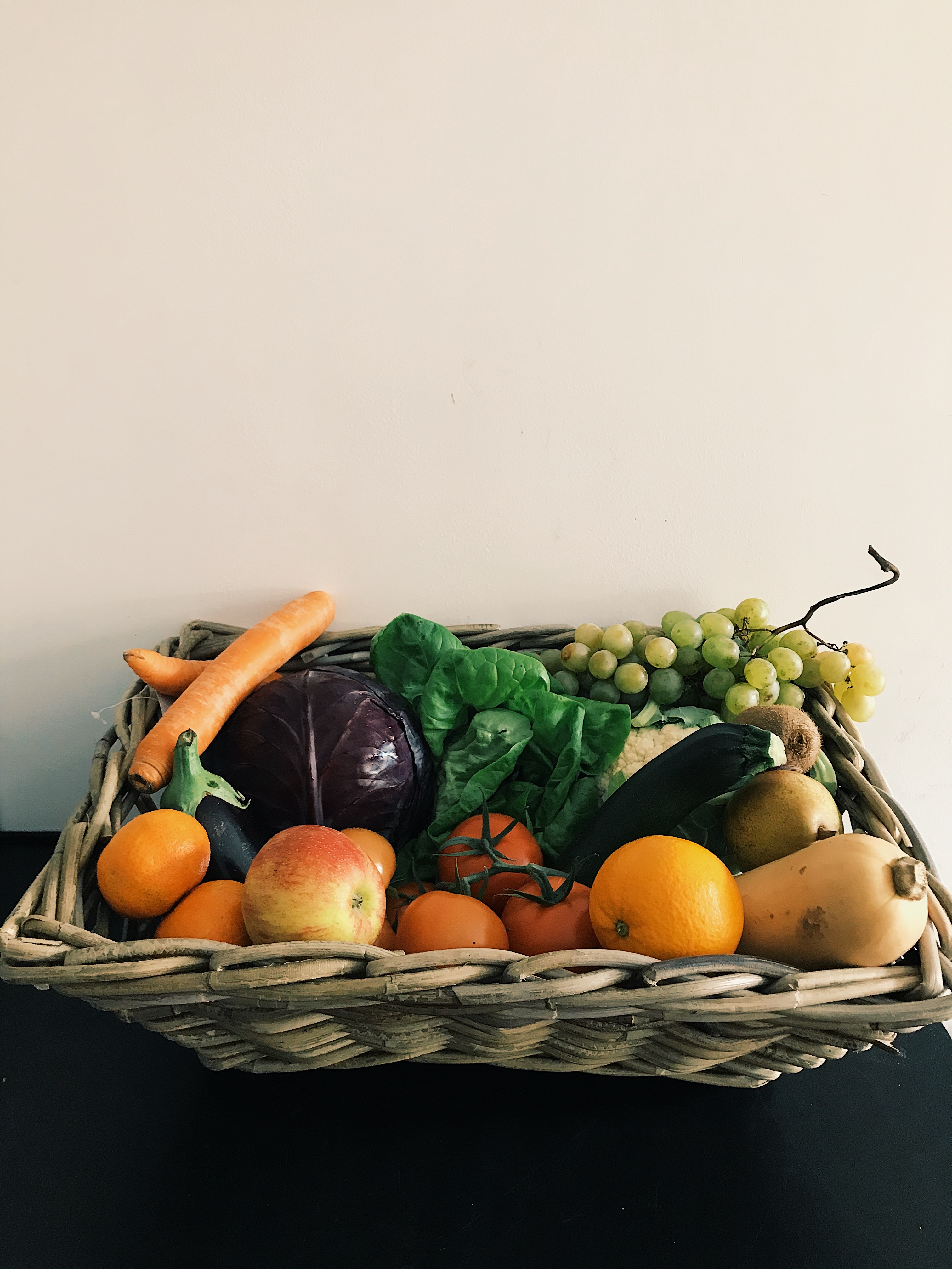 Uw selectie groenten en fruit en andere producten van de winkel