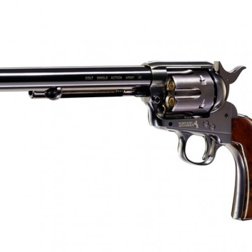 Colt SAA .45-7.5 blued with brown grip