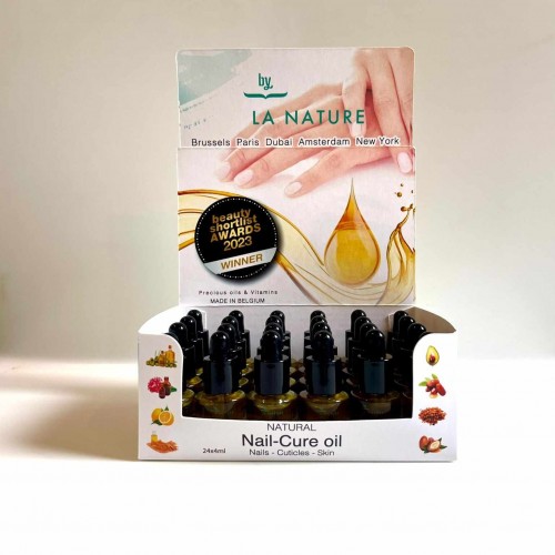 Nail-Cure oil 4ml DISPLAY 24 stuks PROMO met 24 zakjes en kaartjes