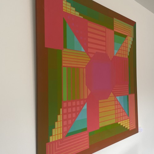 Schilderij (Abstracte geometrische vlakken)