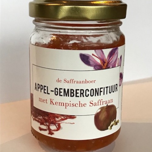 Appelconfituur met gember en Kempische saffraan
