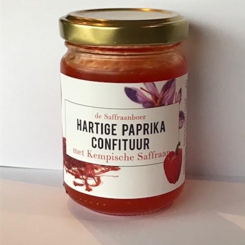 Hartige paprika confituur met Kempische saffraan