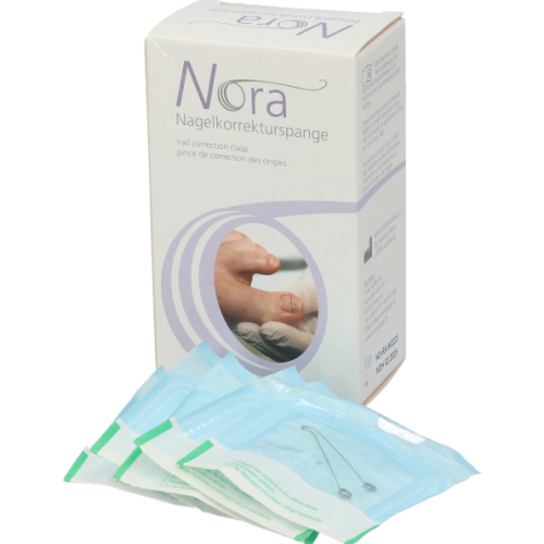 Nora Spange Zwart/Zilver 5 st.