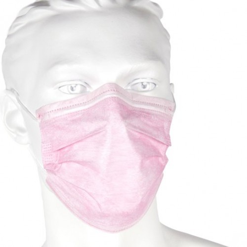  NIET LEVERBAAR ! Mondmasker ( anti-fog )  ROOS