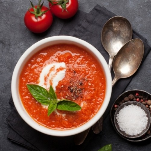 tomaten(room)soep met balletjes (1L)