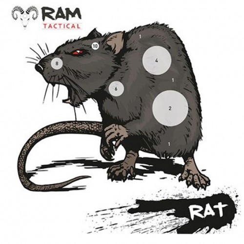 RAM Tactical | Shooting Targets | Rat 17x17cm