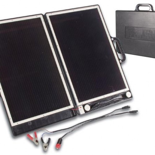 COMPACT SOLAR CHARGER IN BRIEFCASE DESIGN