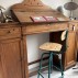 Vintage bureau stoel (verstelbaar)