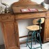 Vintage bureau stoel (verstelbaar)