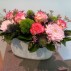 Mooi roze bloemstuk