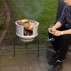 Keramiek terraskachel met BBQ functie S