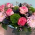Mooi roze bloemstuk